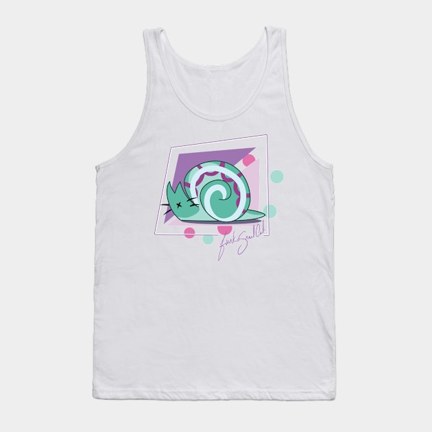 Funko Snail Cat Tank Top by etcherSketch